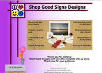 Good Signs Designs website image