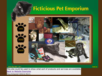 Pet Store website image